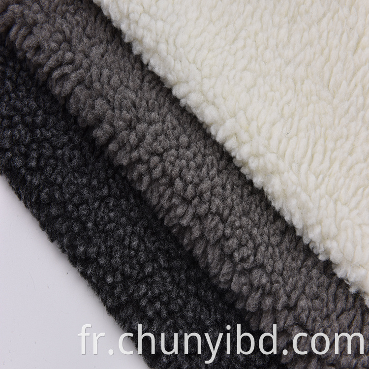 Fabricant Quality Brossed Sherpa Fleece Fabric